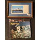 R.M.S. TITANIC: Memorabilia relating to the late Steve Rigby's dive to the wreck of the Titanic on