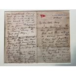 RMS TITANIC: A superlative letter written on Titanic stationery, dated 11th April 1912, by one of