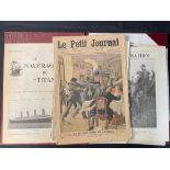R.M.S. TITANIC: Period news publications to include L'Illustration, Le Naufrage du "Titanic", The