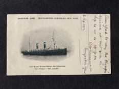 R.M.S. OLYMPIC: Unusual St. Paul/St. Louis postcard, postally used September 6th 1912 "And glad to