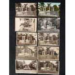 R.M.S. TITANIC: Multiple real photo postcards of the Titanic Engineers Memorial in Southampton (