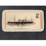 WHITE STAR LINE: Late 19th early 20th cent. celluloid bookmark. 5½in. x 3ins.