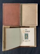 R.M.S. TITANIC - BOOKS: 1923 First edition The Titanic R Hubbard, leather bound in original