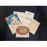 OCEAN LINER: Mixed folder of ephemera to include Cunard & White Star Line. Approx. 29 pieces.