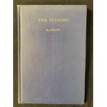 R.M.S. TITANIC - BOOKS: Titanic by E.J. Pratt 1935 first edition.