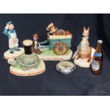 Breweryana: Guinness, a collection of four pieces of Carltonware, 'The Drayman', 'Zoo Keeper', '