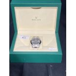 Watches: Rolex "Wimbledon" Datejust wristwatch, stainless steel strap. UK watch with 2020 warranty