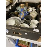 20th cent. Ceramics & 19th cent. Pewter: Royal Doulton Berkshire part tea service, 6 tea cups and