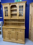 Contemporary bespoke oak dresser made by Cheverell Furniture at a cost of over £2000. 53ins. x