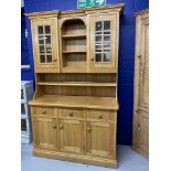 Contemporary bespoke oak dresser made by Cheverell Furniture at a cost of over £2000. 53ins. x