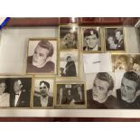 Photographs: Eleven press photos from 1950s/60s including Elvis Presley, James Dean, Judy Garland,