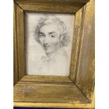 19th cent. English School: Watercolour of a lady, signed JW. Childs 1816, 4½ins. x 6ins. Plus a