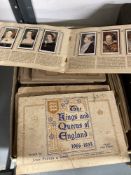 Cigarette Cards: Players and Wills albums (11) plus more than 150 pocket sleeves containing full and