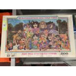 Beatles/Pop Memorabilia/Toys & Games: Late 1960s 800 piece jigsaw featuring cartoon characters of