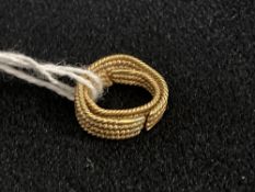 Antiquities: Viking gold rings, ear/hair rings possible infant or child finger rings. Extract from