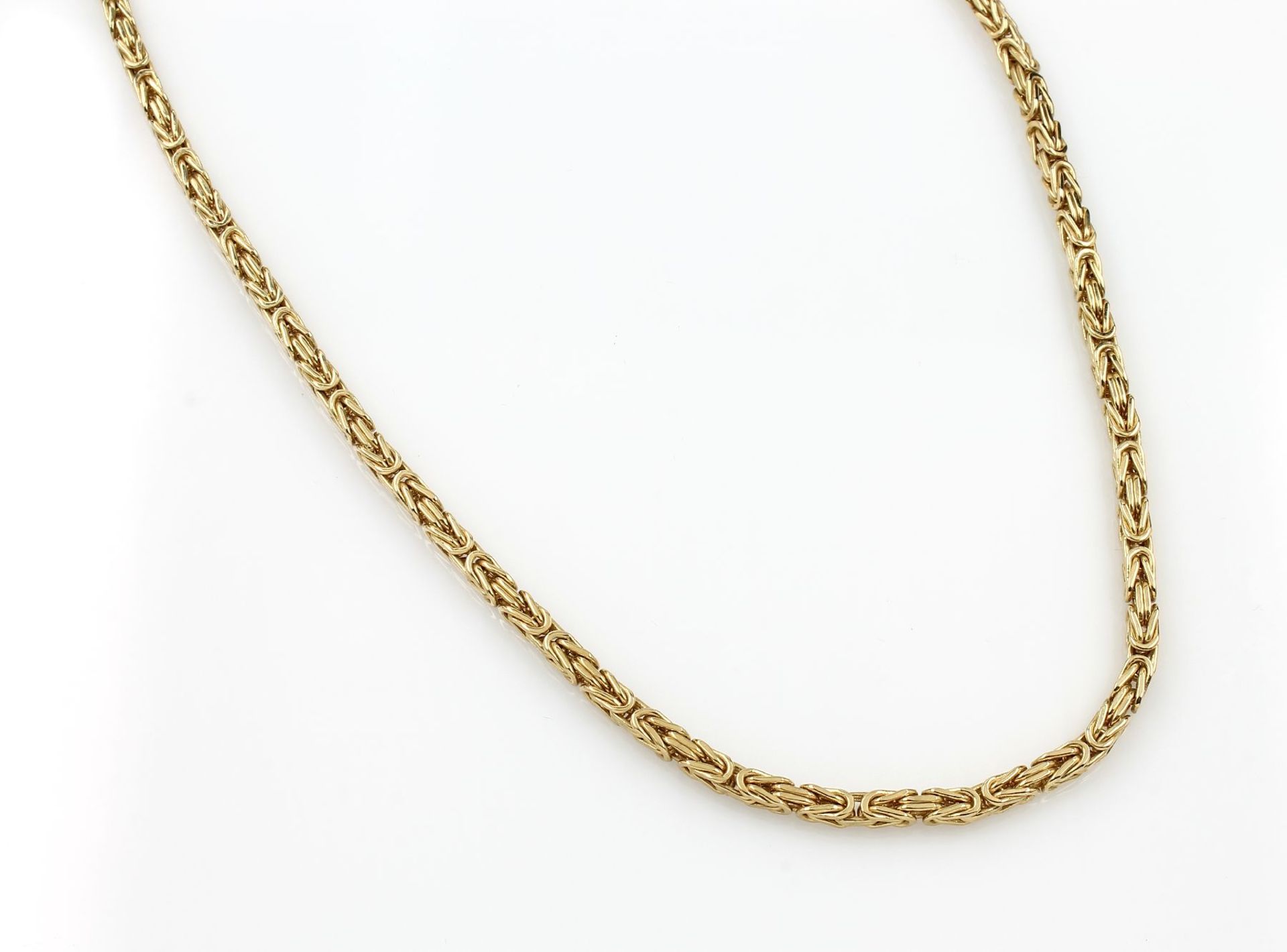 18 kt gold royal chain , approx. 48 g, YG 750/000, l. approx. 51 cm, lobster clasp