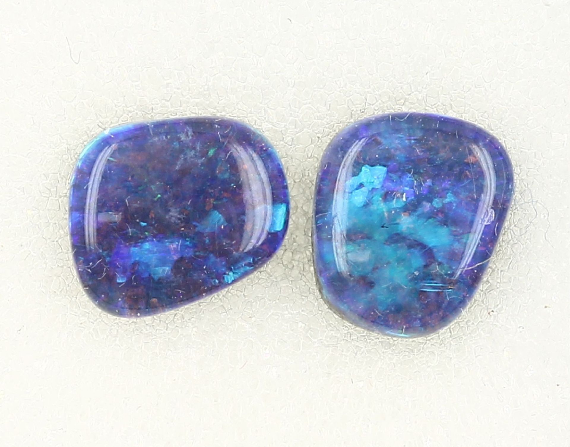 Lot loose black opals , total approx. 13.8 ct