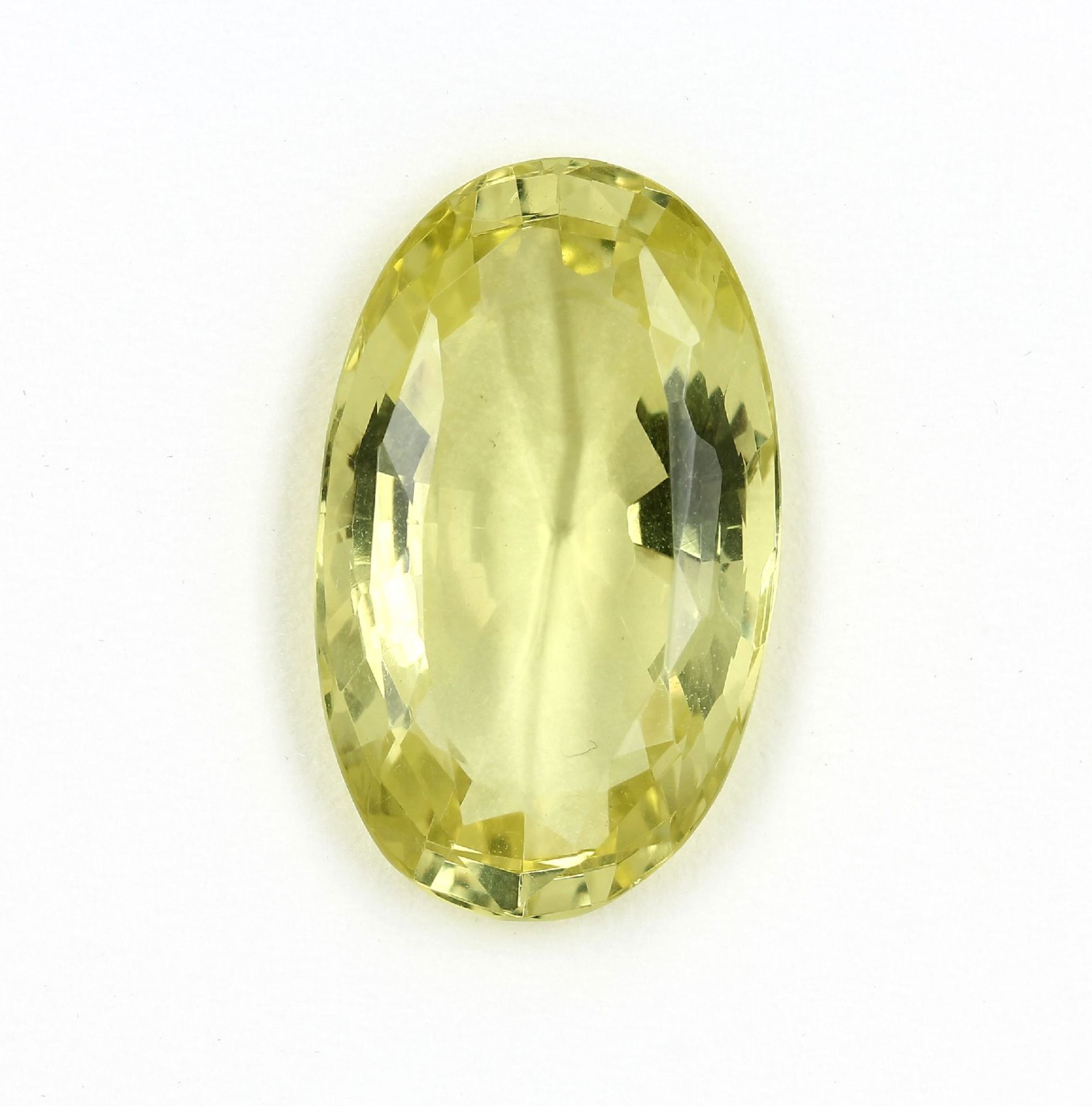 Loose bevelled lemoncitrine approx. 54 ct