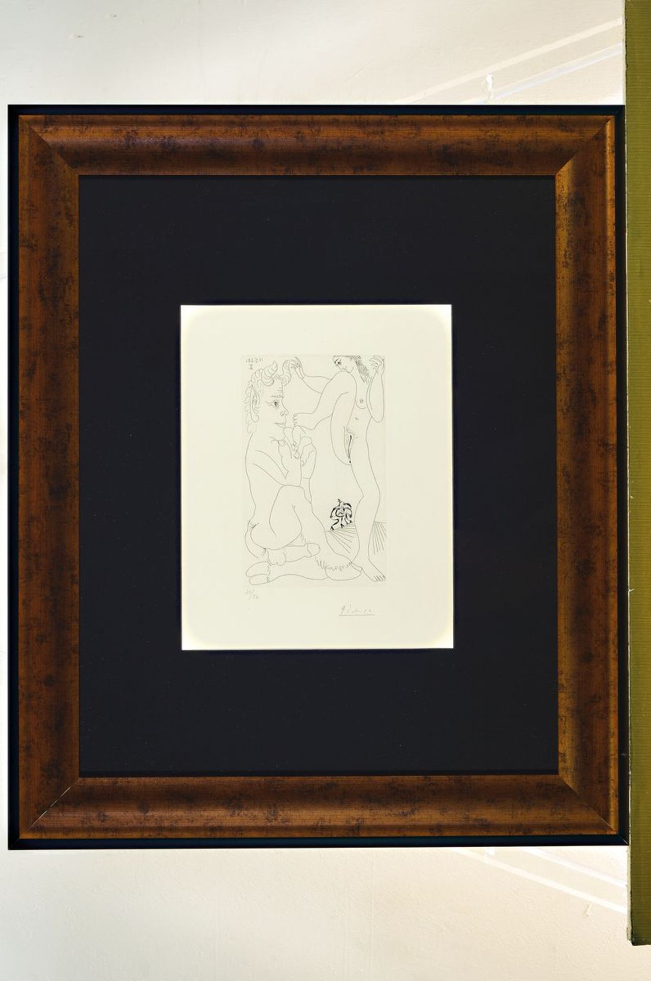 Pablo Picasso, 1881 - 1973, Faune et Bacchante, avec Combat de Faunes, (from the suite 347 "Dans l' - Bild 3 aus 3