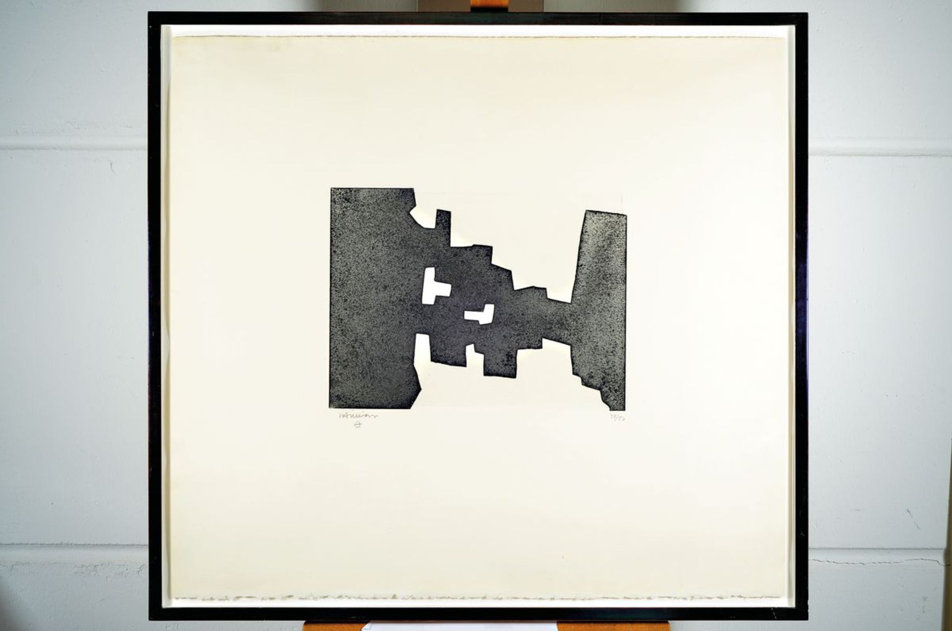 Eduardo Chillida, 1924-2002, Agindu II, etching from 1969, signed and numbered 38/50, approx - Image 3 of 3