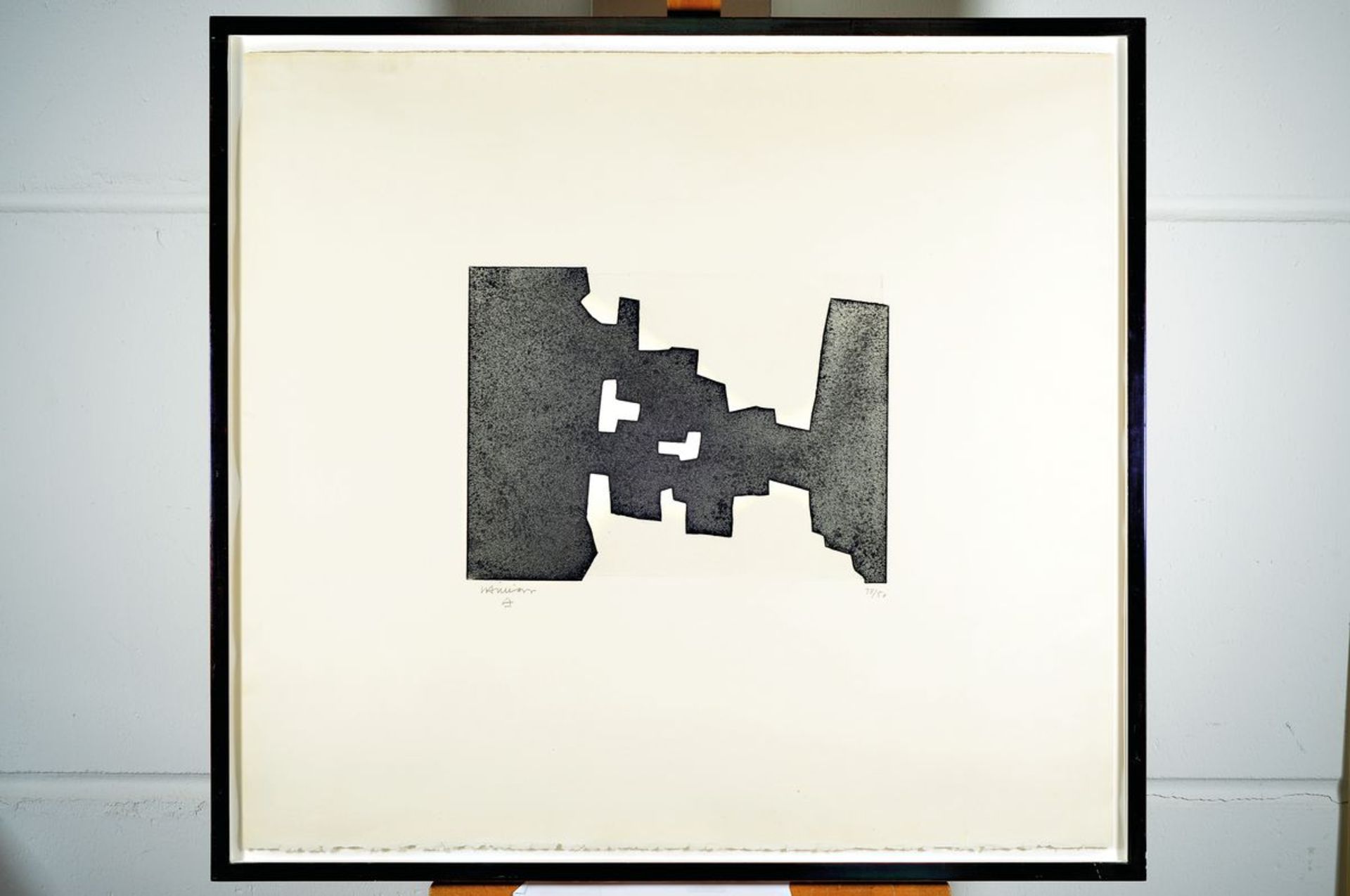 Eduardo Chillida, 1924-2002, Agindu II, etching from 1969, signed and numbered 38/50, approx - Bild 3 aus 3