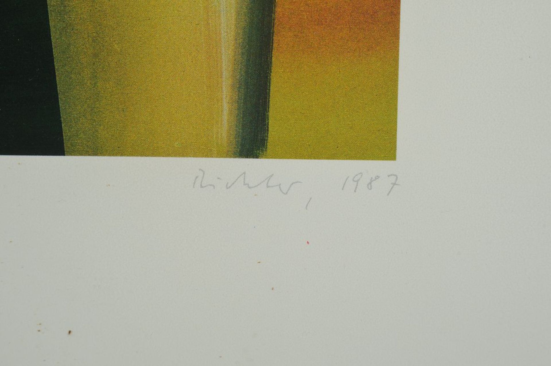 Gerhard Richter, born 1932, Victoria I, color offset on board, signed in print dated 1987, ed. - Image 4 of 4