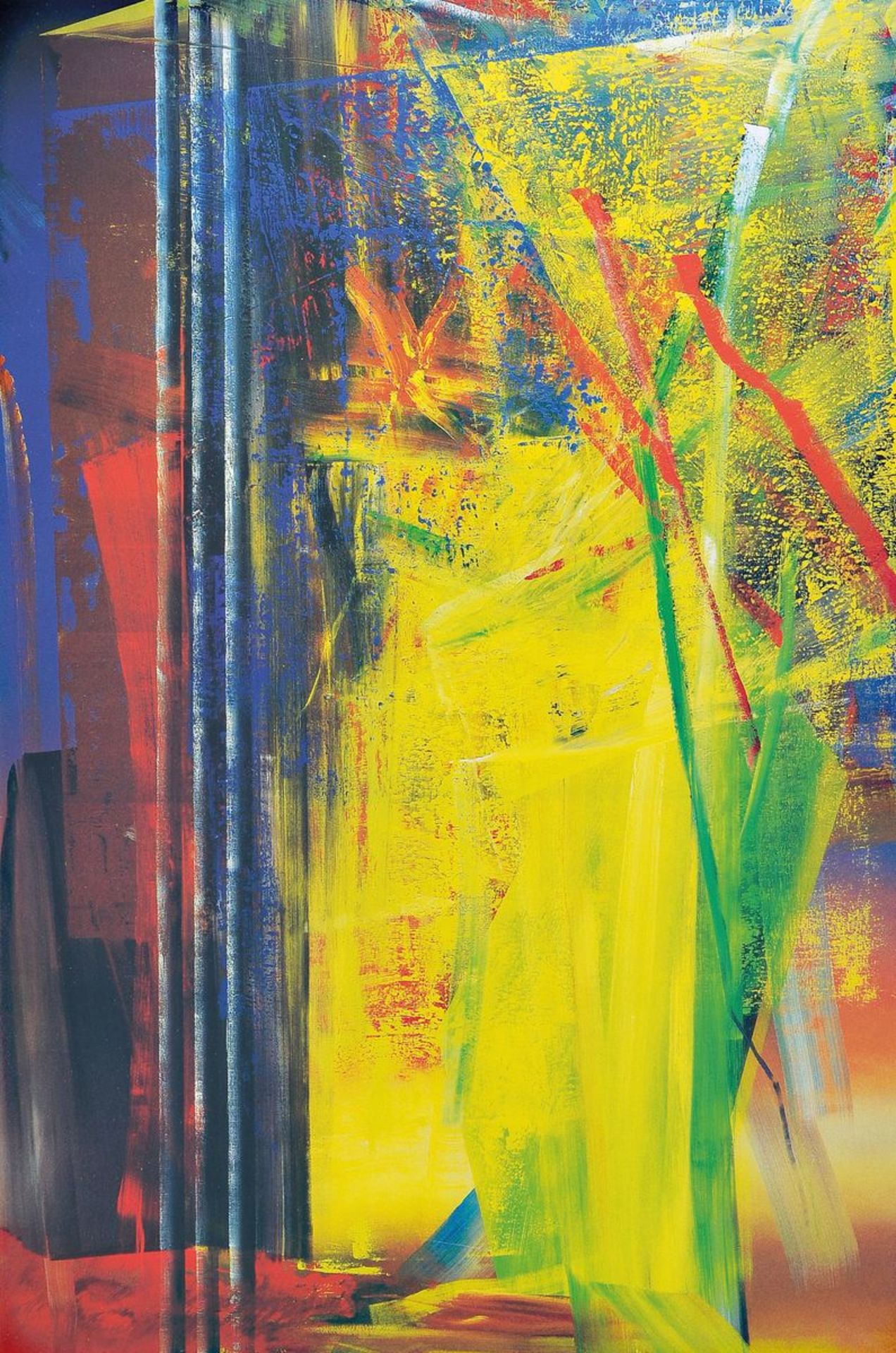 Gerhard Richter, born 1932, Victoria II,color offset on board, signed in print dated 1987, ed.