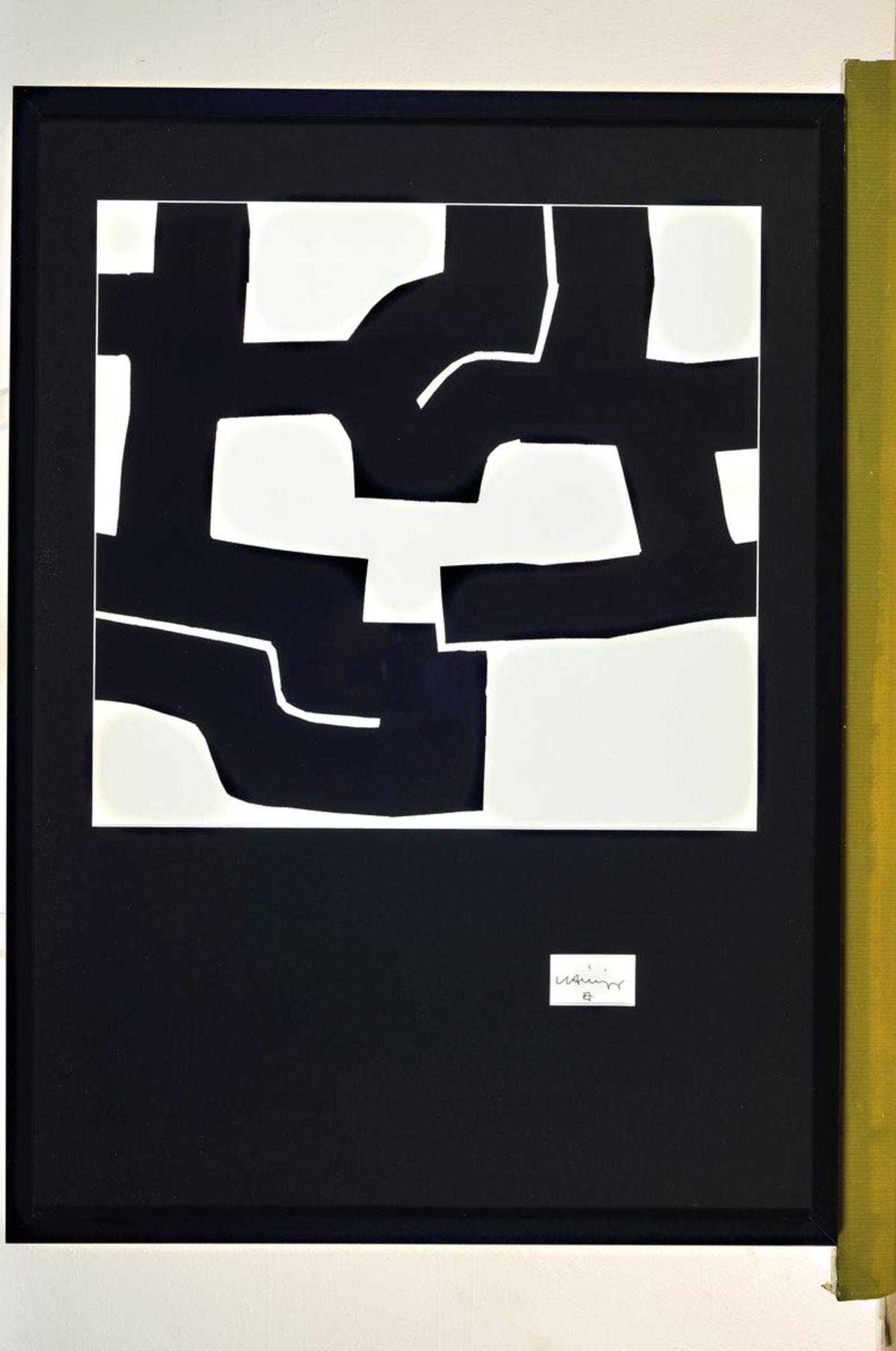 Eduardo Chillida, 1924-2002, screenprint, handsigned, sheet size 64 x 42 cm, published by Galerie - Bild 3 aus 3