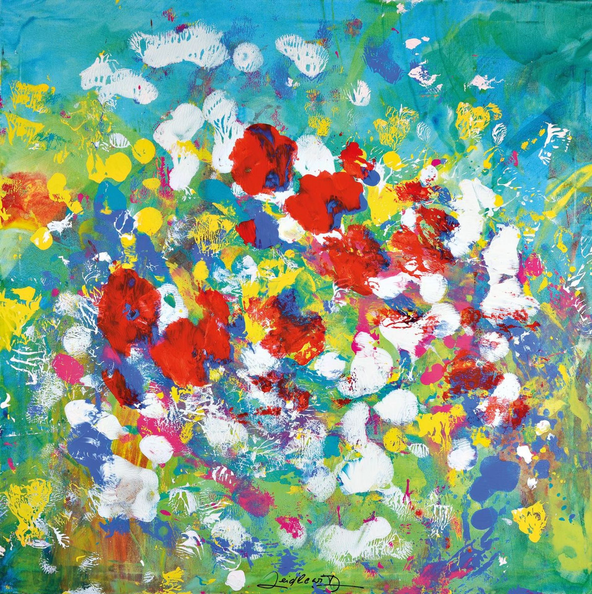 Doris Zeidlewitz, born 1959, Studying the Free painting at the Städel Art Academy, Frankfurt and