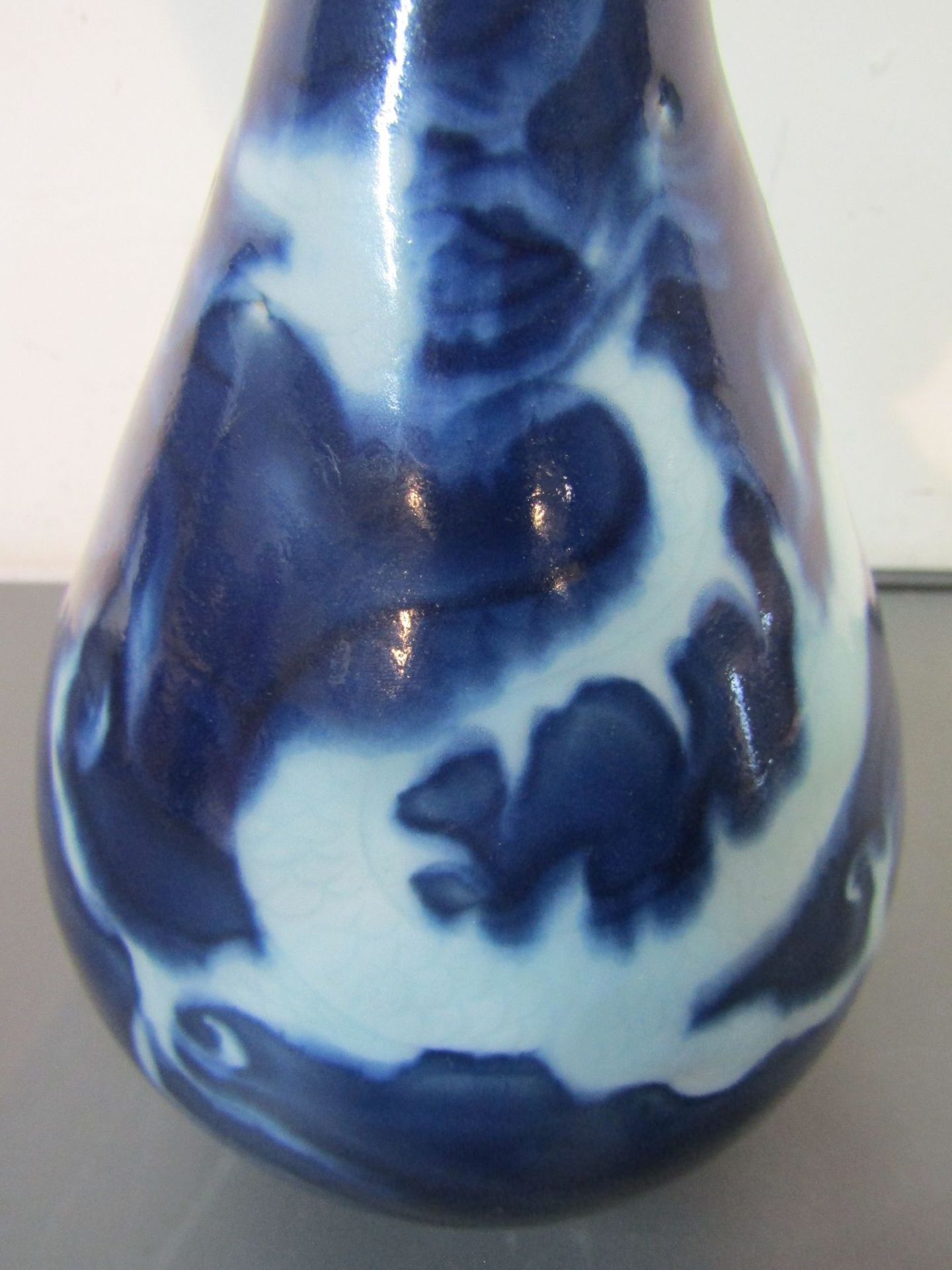 Baluster vase, China 18. th c., Transitional period between Ching and Ming, porcelain continuous - Bild 10 aus 10