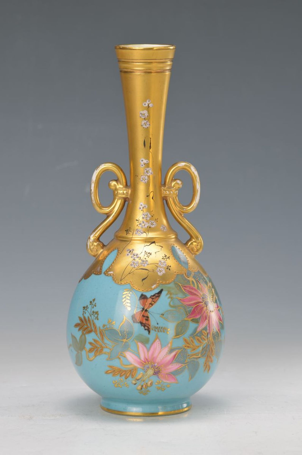 vase, France/Limoges, Manufactory La Porcelaine Limousin, around 1890, Manufacturer M. Redon,