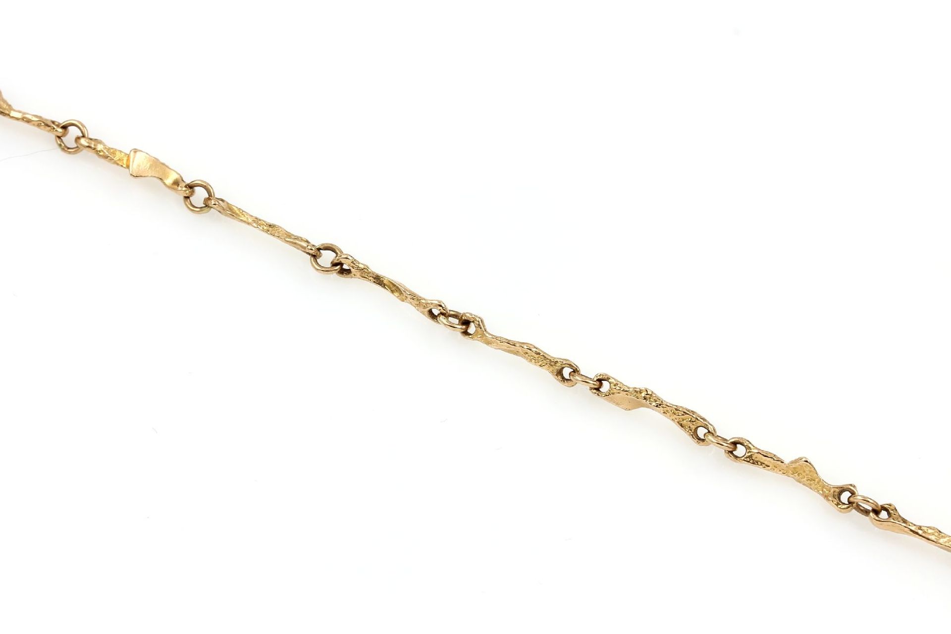 14 kt gold LAPPONIA bracelet , Finland, 1995, YG 585/000, unusual design by Björn Weckström,