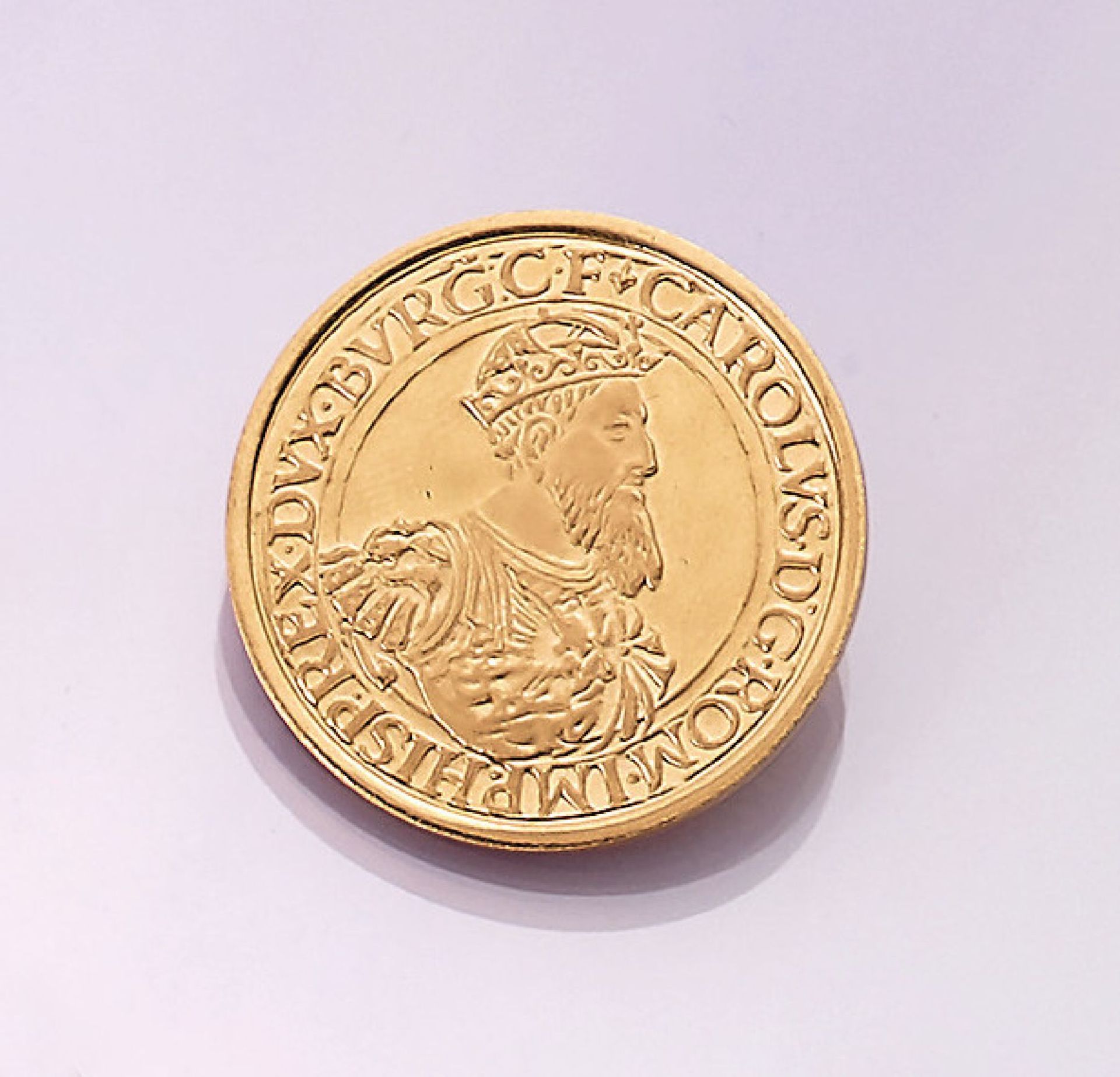 Gold coin 50 Ecu, Belgium 1987