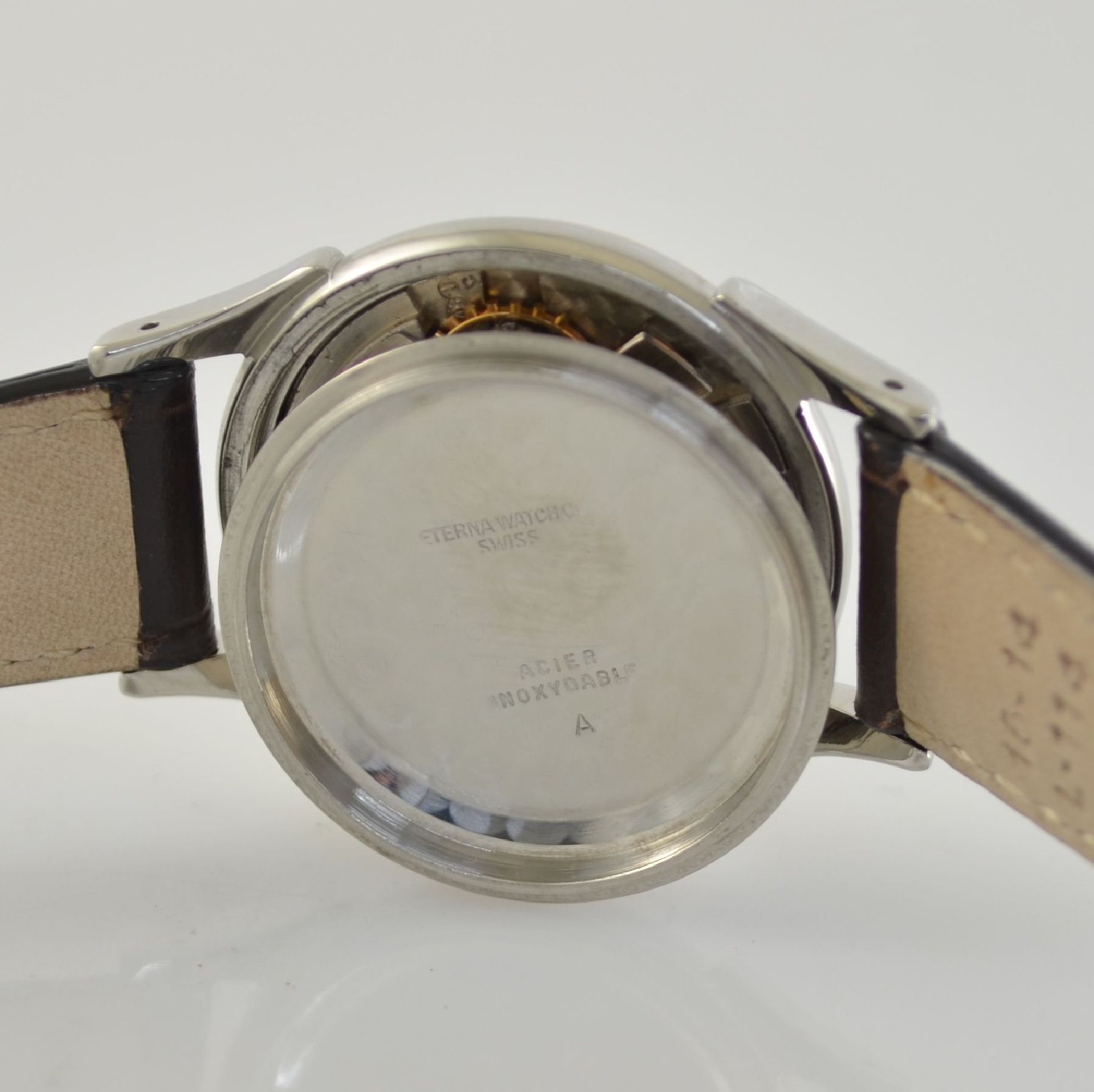 ETERNA-MATIC 2 wristwatches in steel & steel/ gold, Switzerland around 1955, self winding, 1 x - Bild 6 aus 12