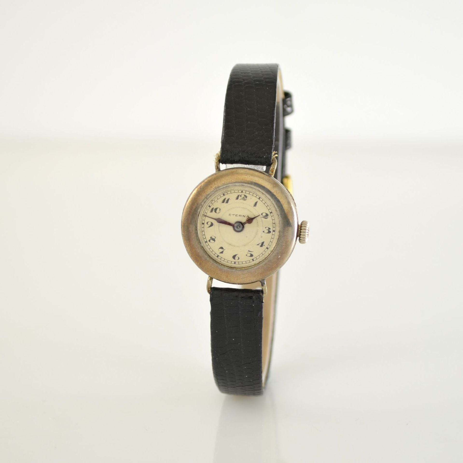 ETERNA 3 wristwatches in silver, Switzerland around 1925, manual winding, silver-hinge cases, - Bild 14 aus 17
