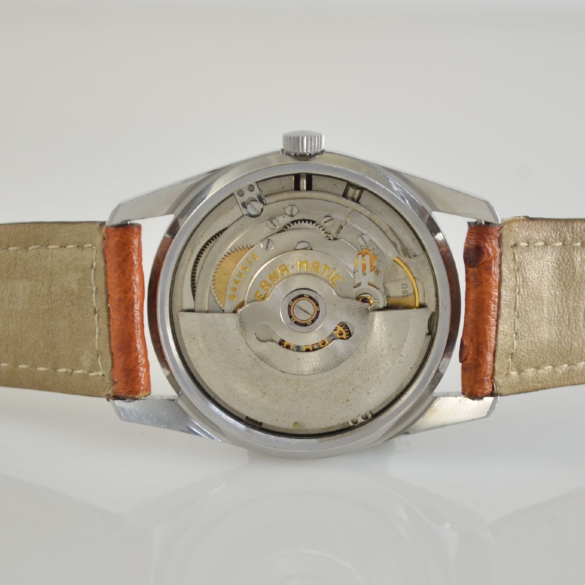 ETERNA-MATIC 2 Chronometer Centenaire in steel& steel/gold, Switzerland around 1960, screweddown - Bild 5 aus 11