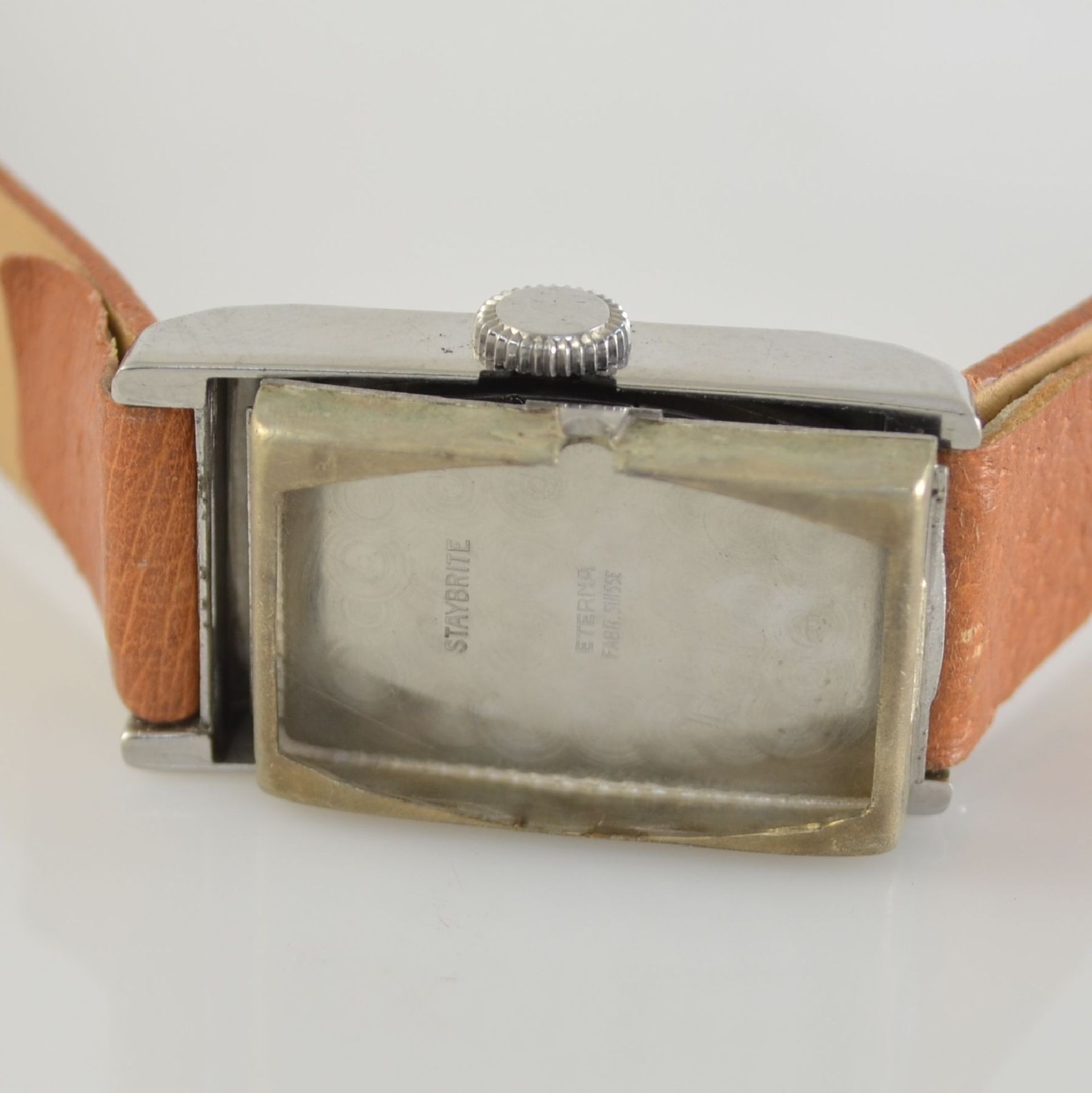 ETERNA 2 early, waterproof wristwatches in steel, Switzerland around 1935/40, both silvered dial - Bild 12 aus 12