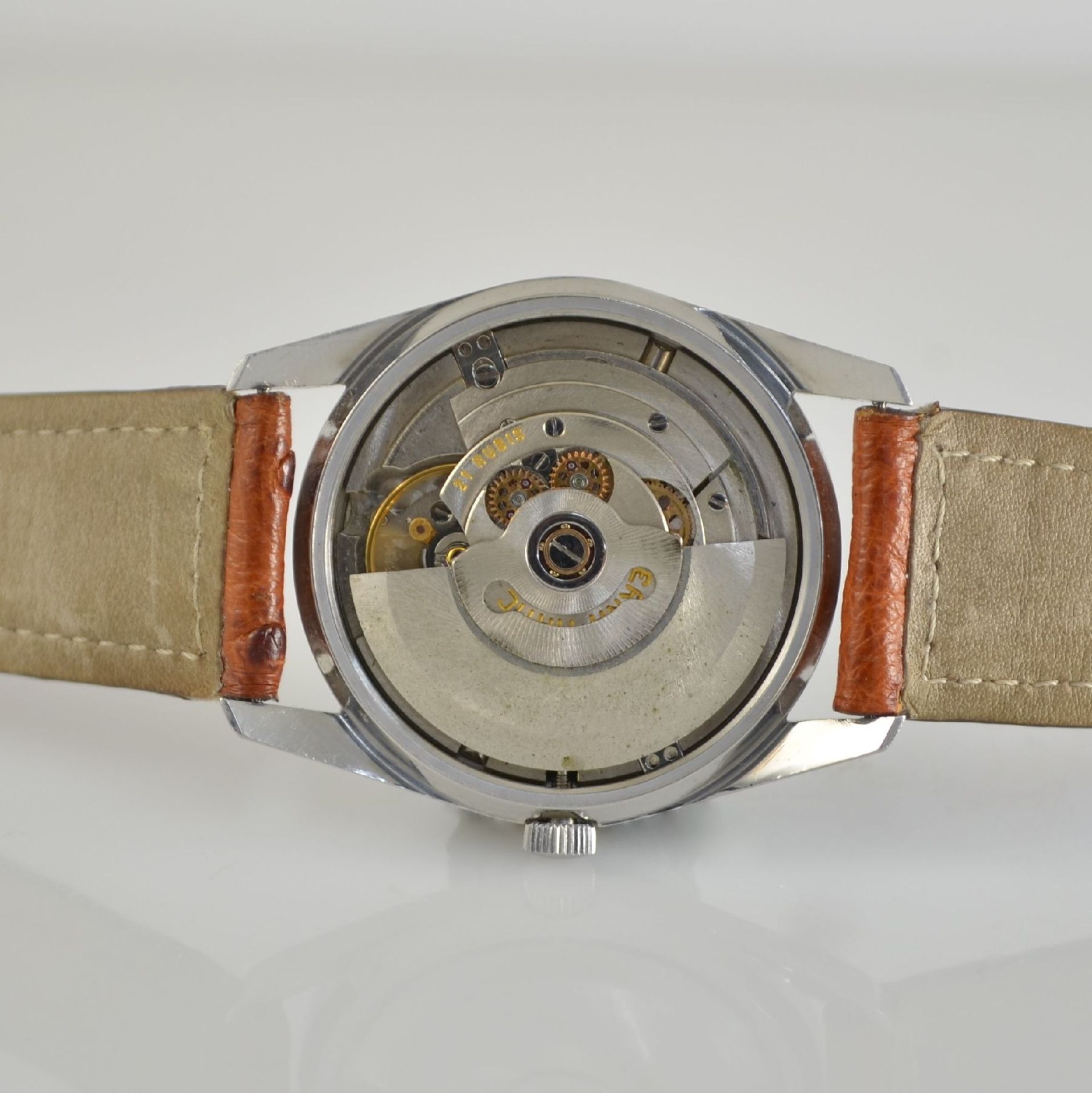 ETERNA-MATIC 2 Chronometer Centenaire in steel& steel/gold, Switzerland around 1960, screweddown - Bild 6 aus 11