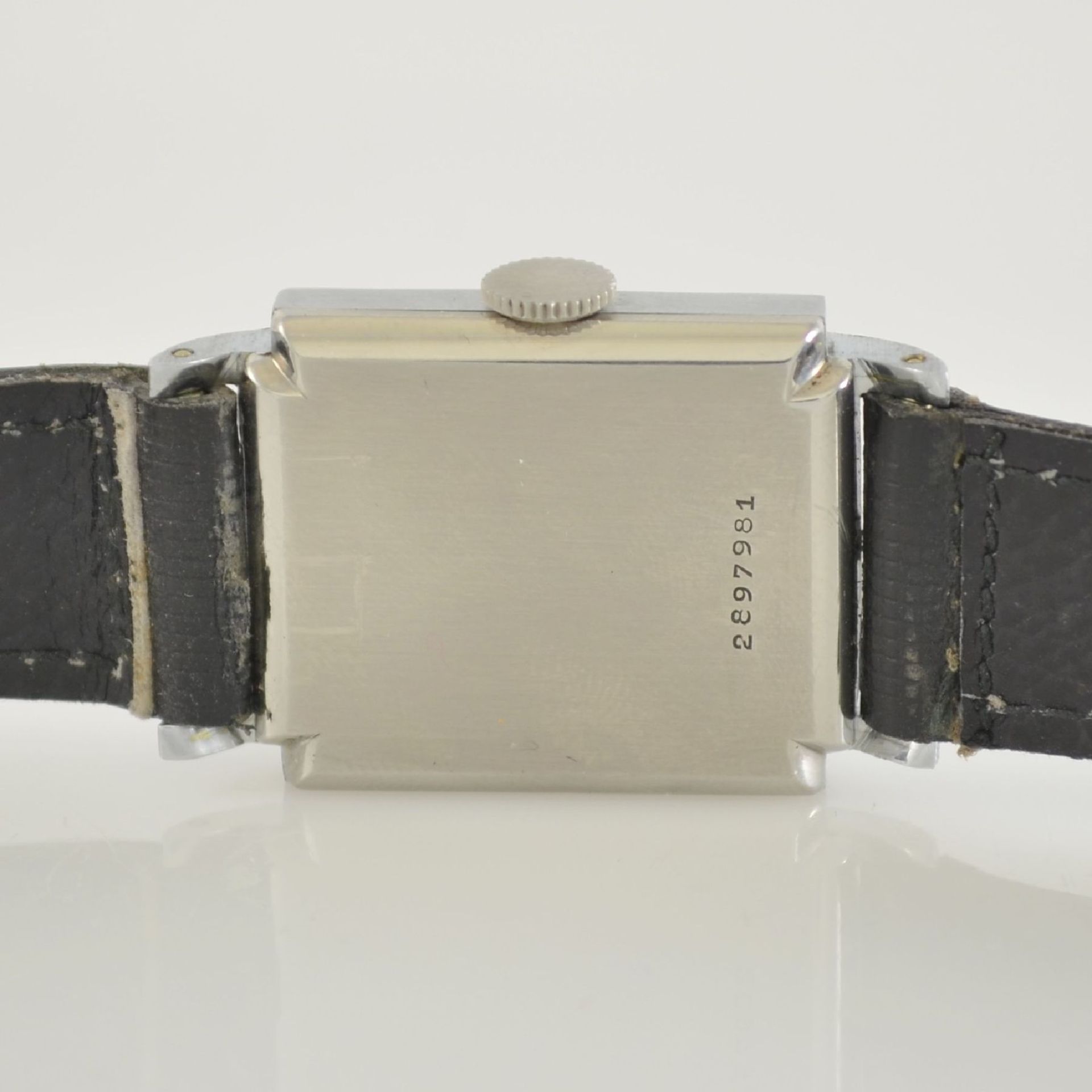 ETERNA nearly mint rectangular wrist watch with box & hangtag, Switzerland around 1935, manual - Bild 5 aus 9