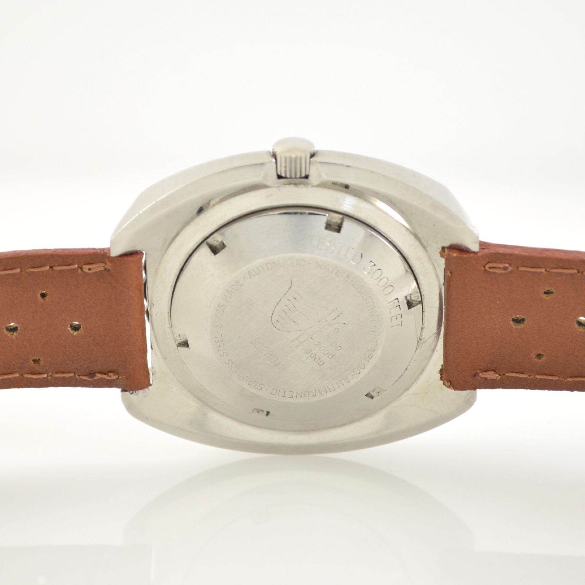 VINTAN gents wristwatch in screwed stainless steel case, Switzerland around 1970, self winding, - Bild 5 aus 7