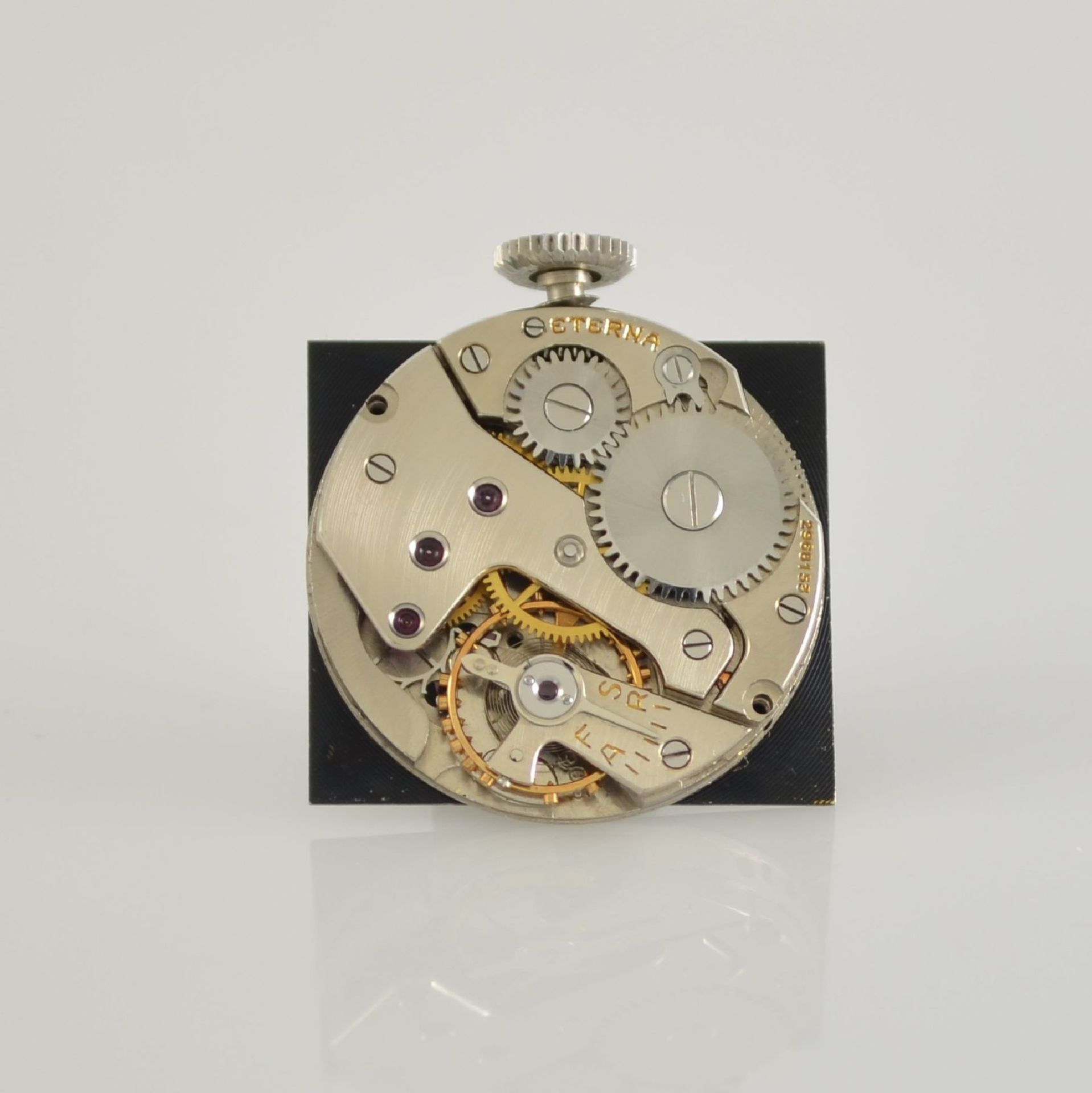 ETERNA nearly mint rectangular wrist watch with box & hangtag, Switzerland around 1935, manual - Bild 7 aus 9