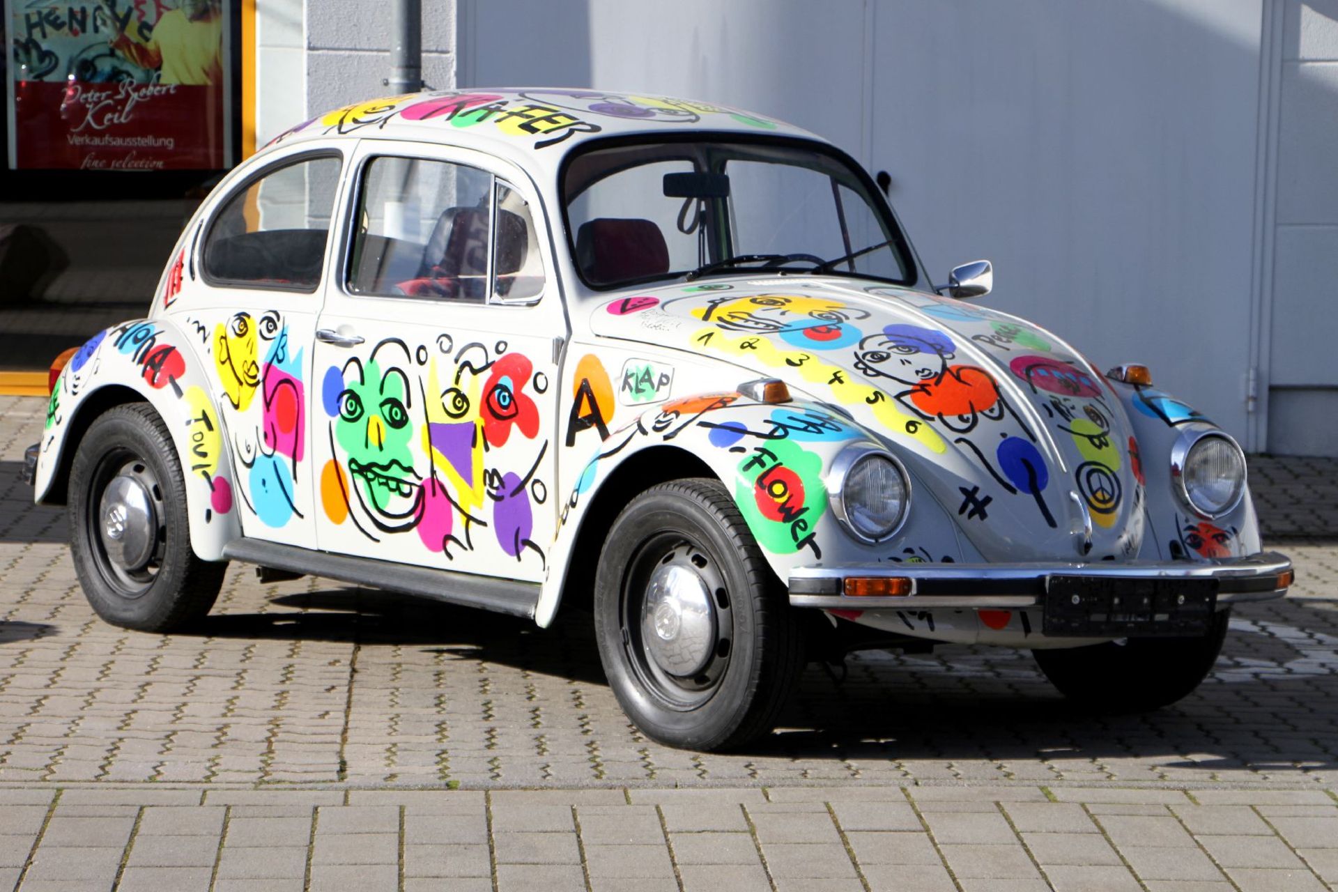 Artwork VW Käfer 1200 Peter Robert Keil, Chassis Number: 1172030974, first registered 09/1976, 4.