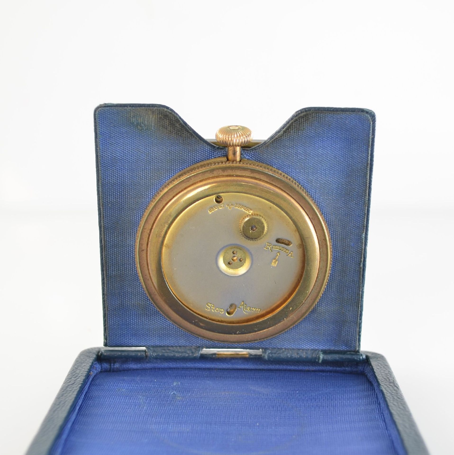 ETERNA Konvolut 3 table clocks & one board watch, Switzerland approx. 1910-1930, 1. small board - Bild 11 aus 16