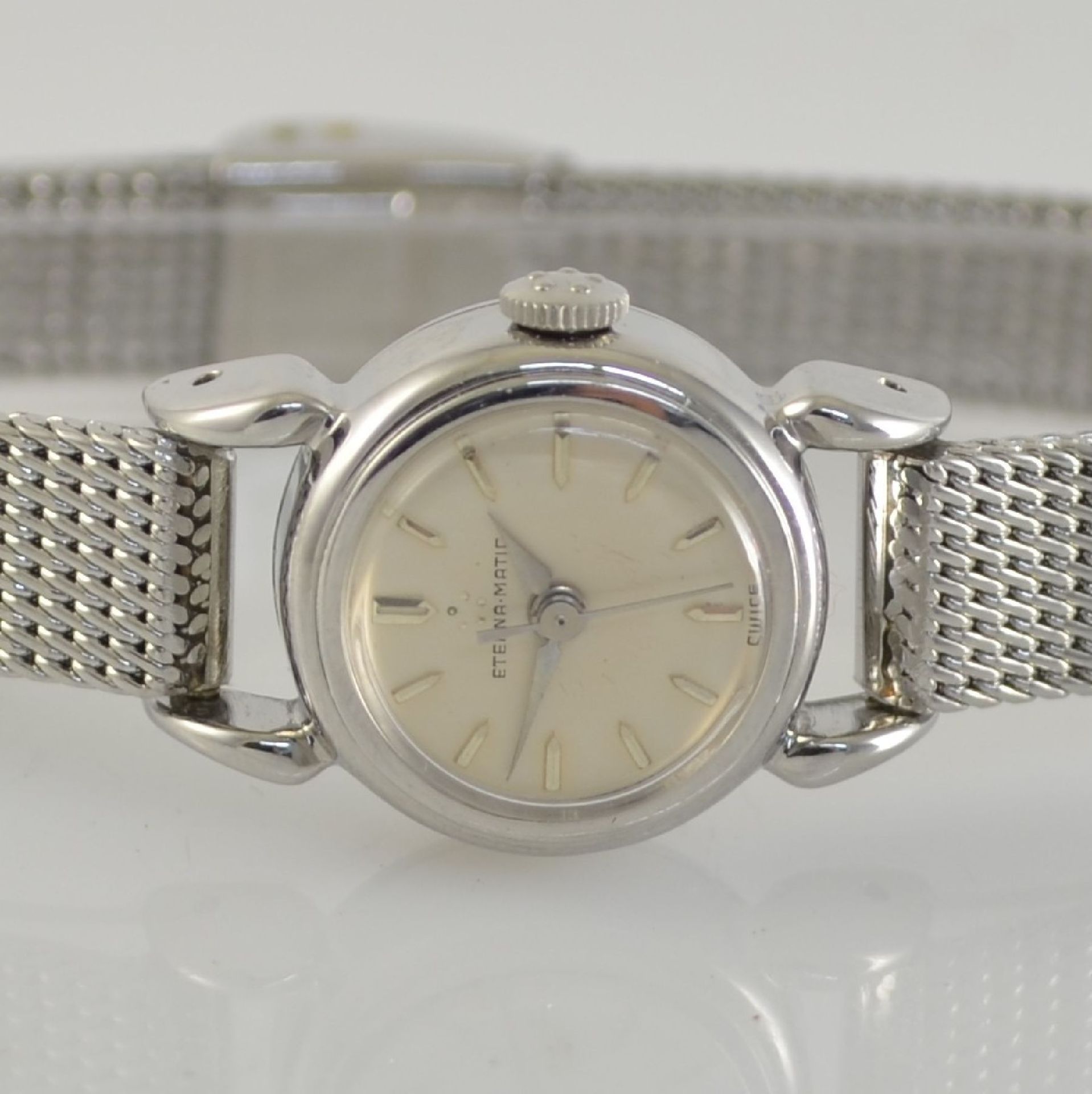 ETERNA-MATIC 2 wristwatches in steel & steel/ gold, Switzerland around 1955, self winding, 1 x - Bild 8 aus 12