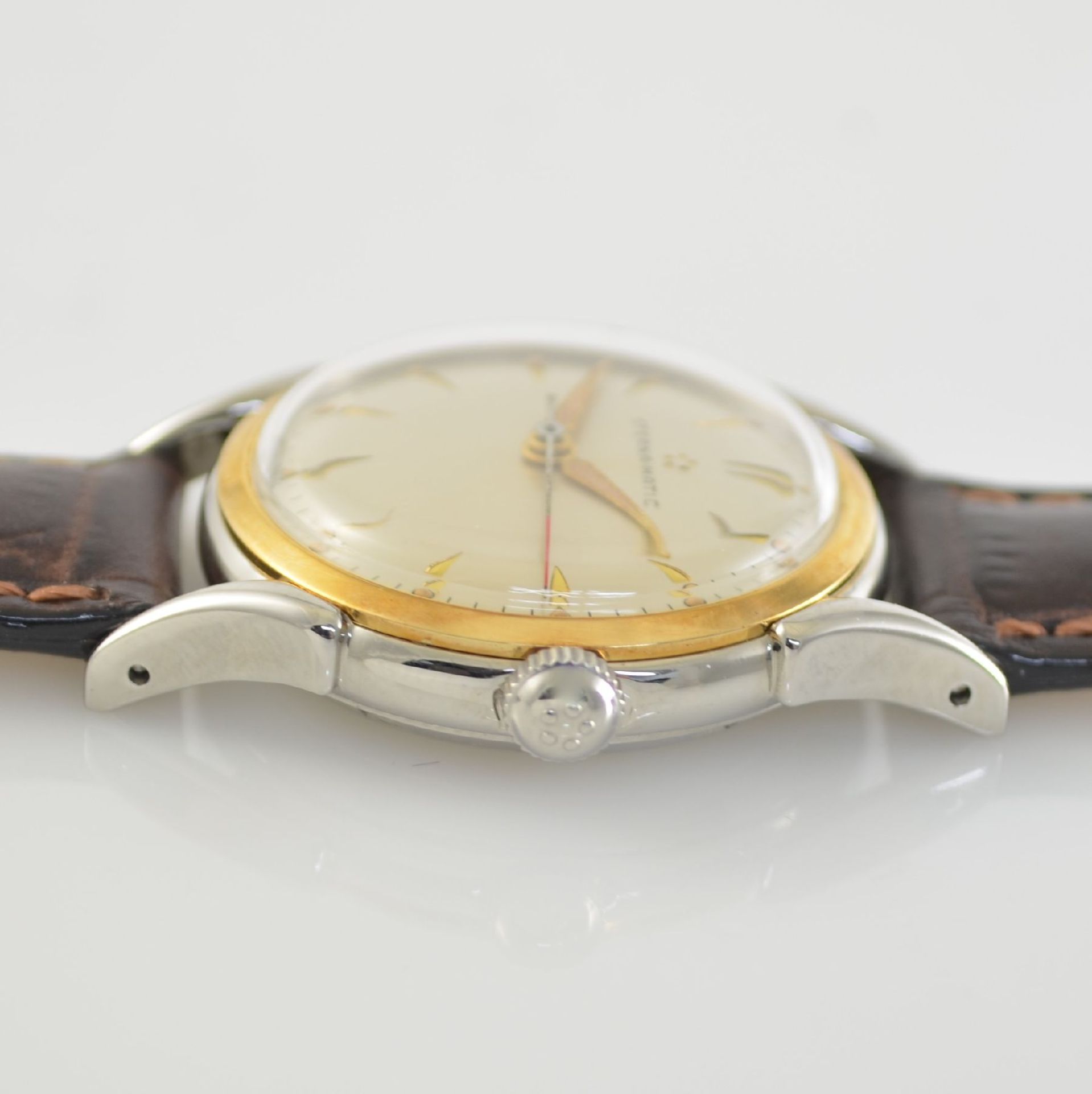ETERNA-MATIC 2 wristwatches in steel & steel/ gold, Switzerland around 1955, self winding, 1 x - Bild 3 aus 12