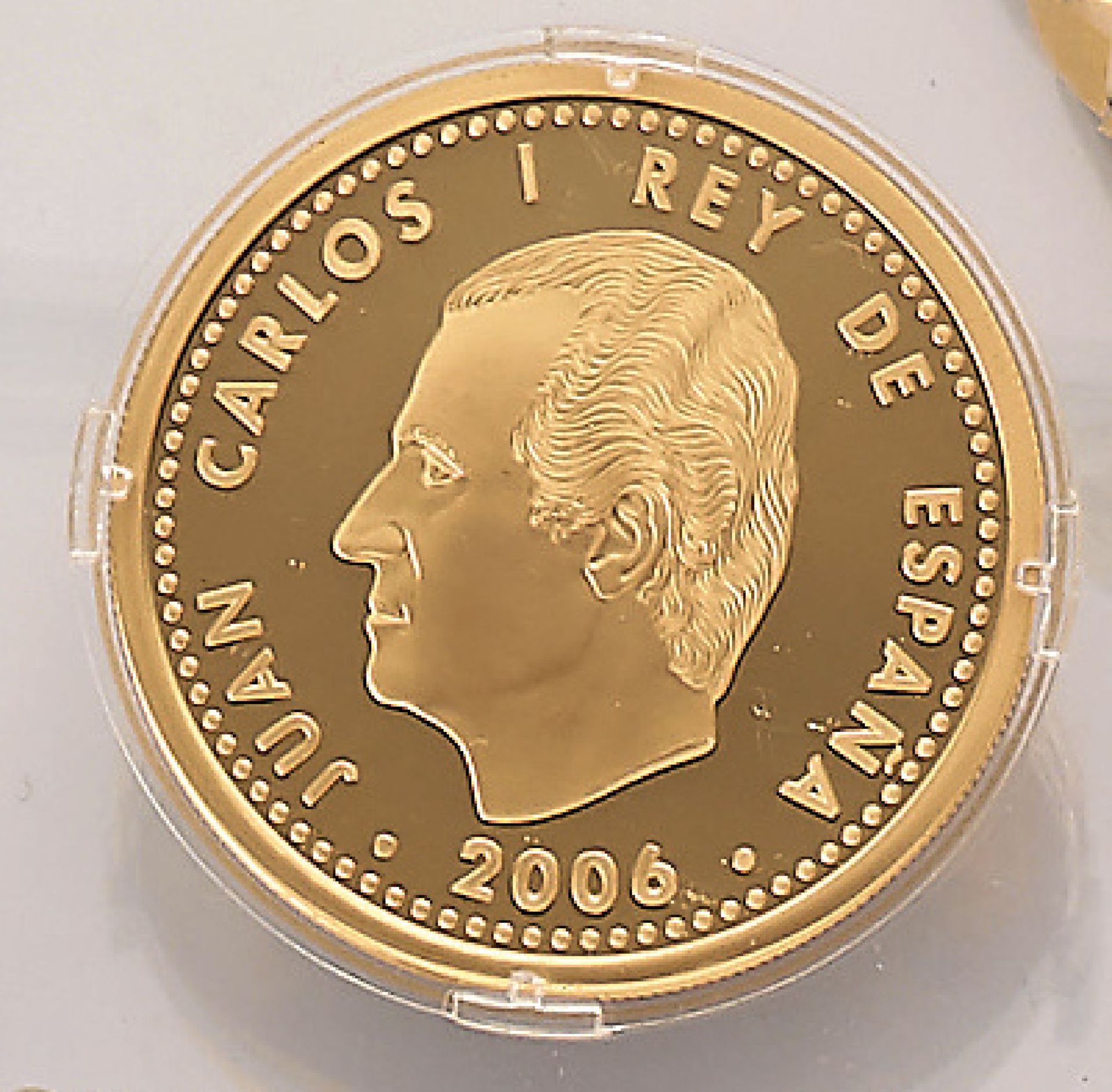 Gold coin, 200 EURO, Spain, 2006 , Juan Carlos I., 999/1000, limited edition of 3,500 pieces, PP, in