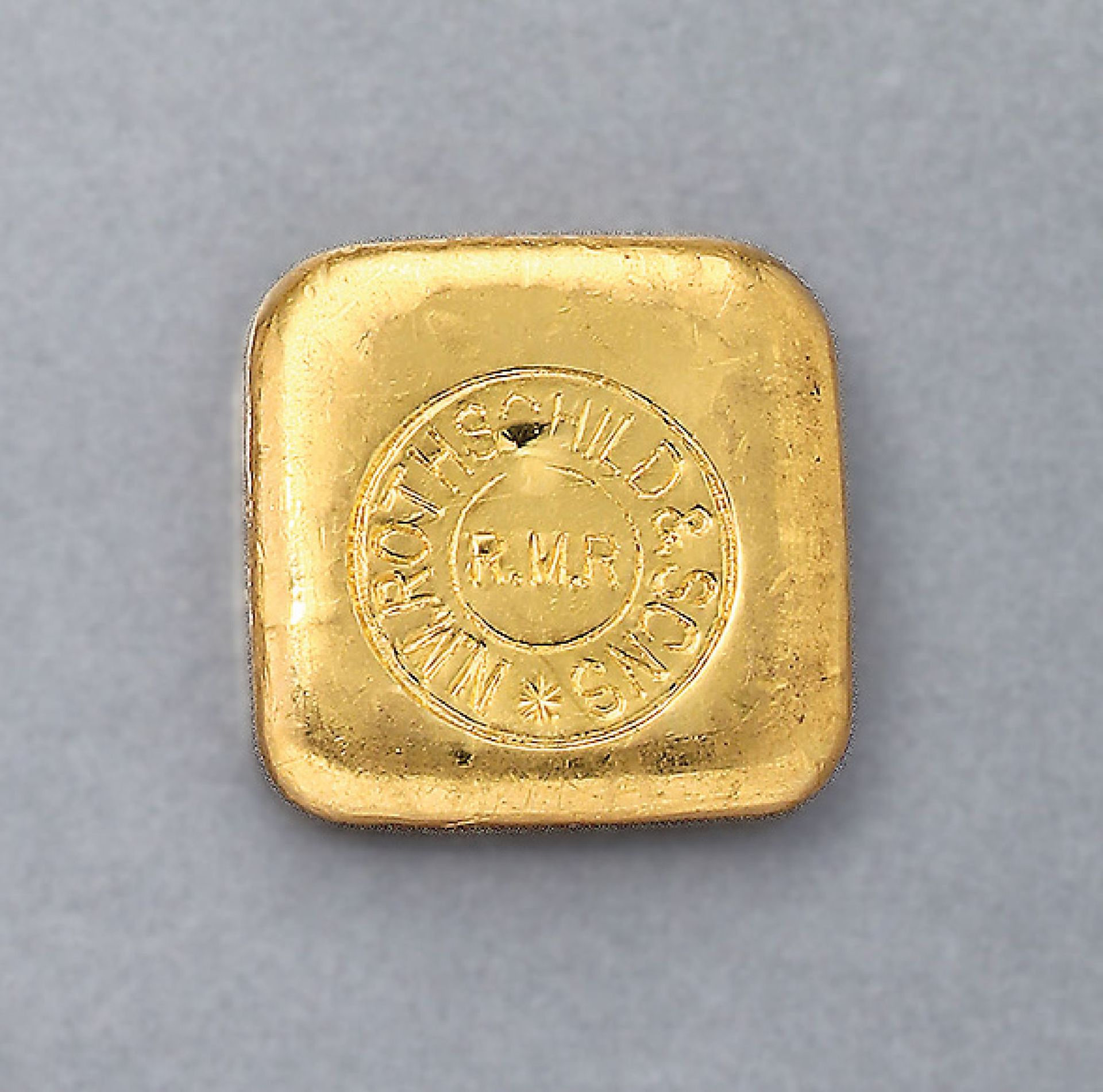 Bar of gold, 50 g, YG 999/000 , N.M. Rothschild SCNS