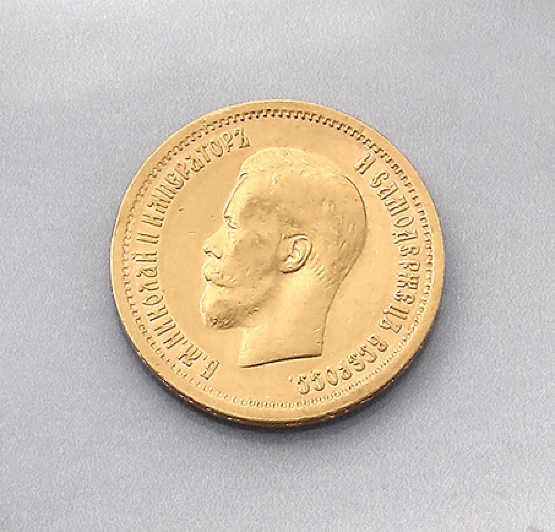 Gold coin 10 ruble , Nikolaus II., 1899