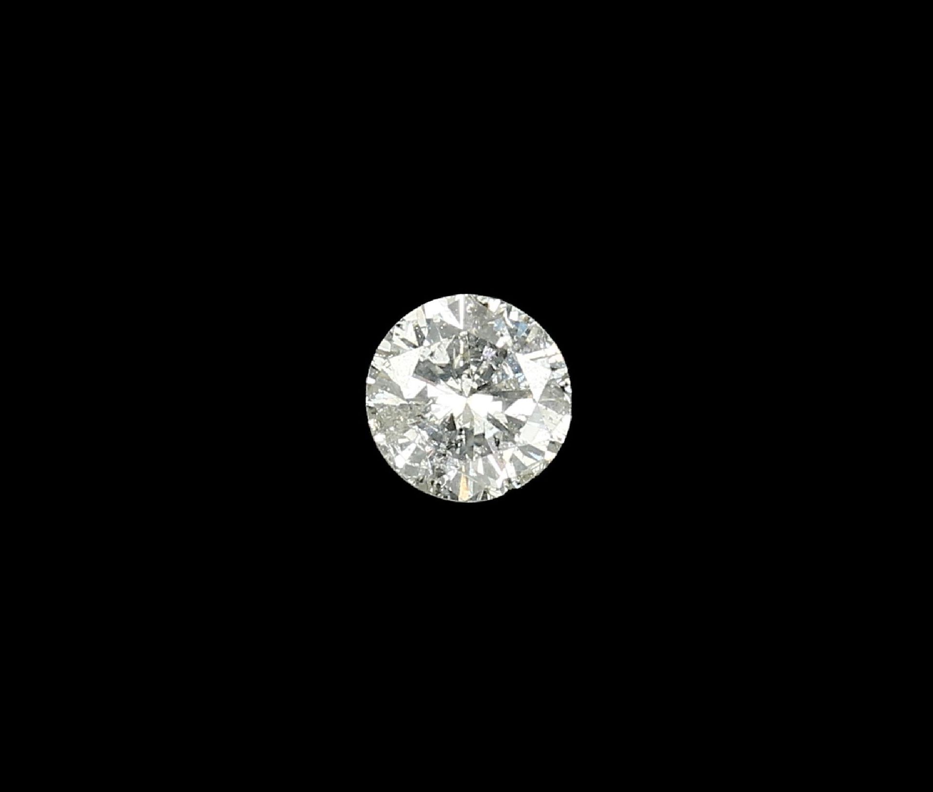 Loose brilliant approx. 0.43 ct Wesselton/p3 Valuation Price: 450, - EUR