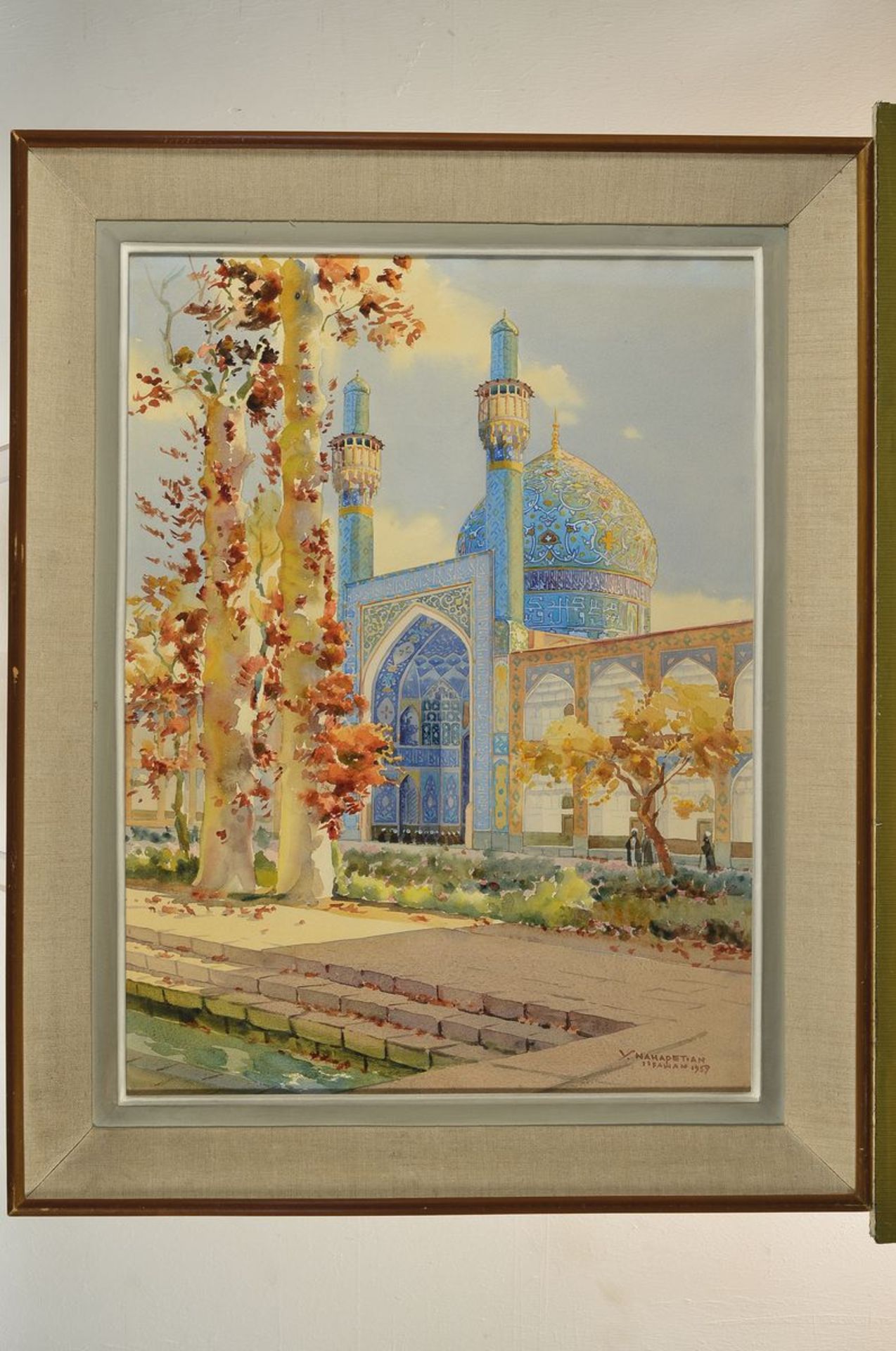 Yervand Nahapetian, 1916-2006, view of the Friday Mosque (also Jame- Mosque) of Isafahan, - Bild 3 aus 3